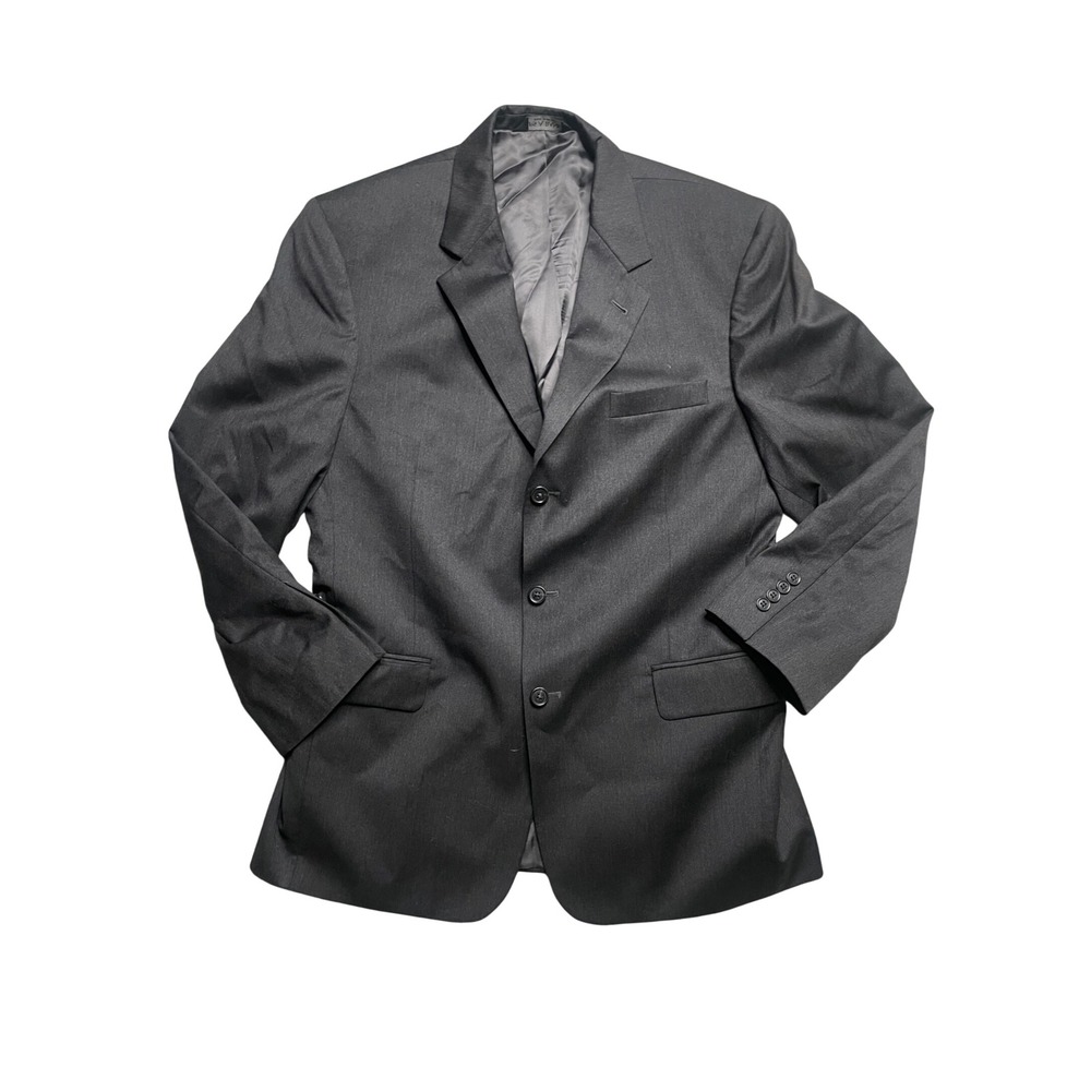 JOS A BANK Men's‎ Charcoal Gray Wool Blend Suit Jacket Blazer Size 40R